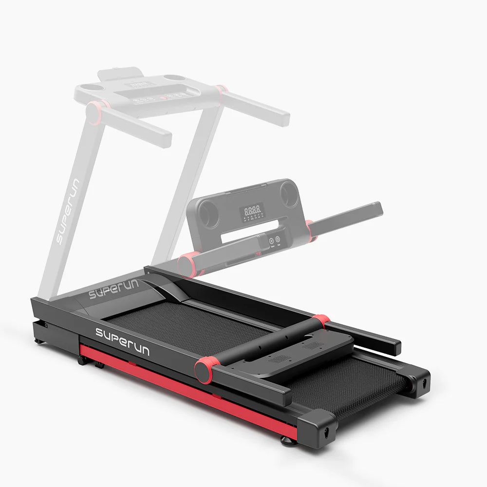 SupeRun Inclined Foldable Smart 10 MPH Online Racing Treadmill