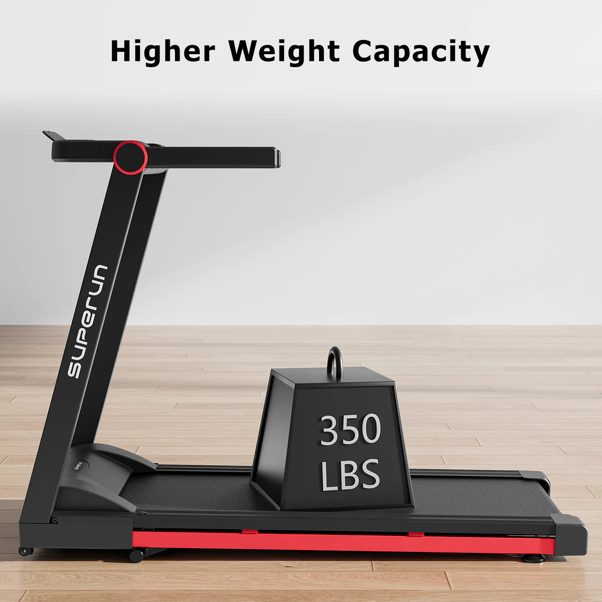 SupeRun Inclined Foldable Smart 10 MPH Online Racing Treadmill